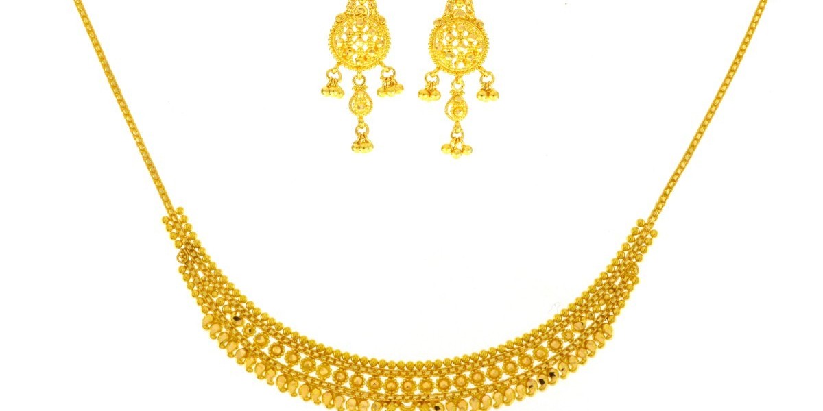 Radiant Adornments: Bridal Gold Necklace Sets